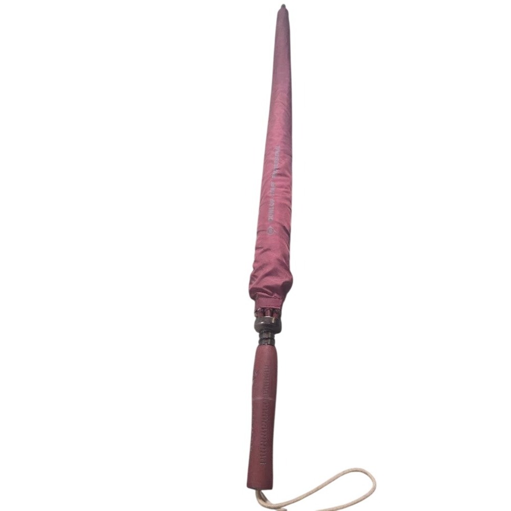 Dunlop Professional Golf Umbrella Maroon White Large 50 Inch Windproof Canopy